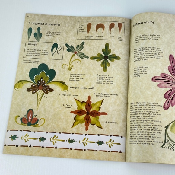 Jackie's Freehanding Seminar Book 1 Decorative Painting Magazine 1984 Shaw - Picture 6 of 10